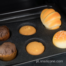 Moldes de bolo de silício de panificação dobrável sem grau alimentar